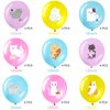 36 Pcs Cat Theme Party Latex Balloons Animal Cat Print Decorations Cartoon Cat Party Favors for Boy Girls Cat Kitty Theme Birthday Party Decorations Supplies, 12 Inches(Cartoon Style)