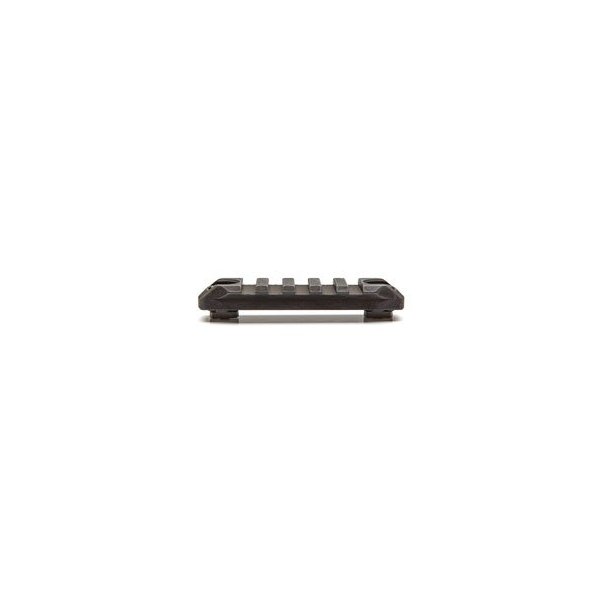 Bravo Company Rail Section Aluminum Picatinny Rail Section, Black, Mlok Compatible, 3"
