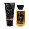 Generic Bath and Body Work INTO THE NIGHT 2 Piece Mini Set - Body Cream and Shower Gel - Travel Size, black