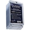 UVBLOC 130pt One Touch Card Holders (5 Pack) Magnetic Baseball Card Sleeves for Trading Thick Jersey Patch Cards Hard Case Protectors Sports Football Hockey Basketball Soccer Pokemon