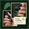 Beetles Green Gel Nail Polish Set 6 Colors Forest Dark Green Gel Nail Polish Soak Off Uv LED Nail Lamp Gel Nail Kit Home DIY Manicure Nail Salon