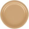 Creative Converting 8 3/4" Diameter Round Paper Dinner Plates, Glittering Gold Color, 24-Count Packages