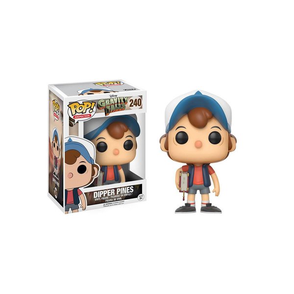 Funko Gravity Falls POP! Animation Dipper Pines Vinyl Figure #240 [Regular Version], Styles May Vary, Multicolor, Standard (12373)