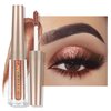 Anglicolor Diamond Glitter Liquid Eyeshadow, Glitter Eyeshadow, Lightweight Smooth, Shimmer Eyeshadow, Metals Gloss Sparkling Eyeliner Pen, Cosmetics Gift for Girls and Women (Earth Color 08#)