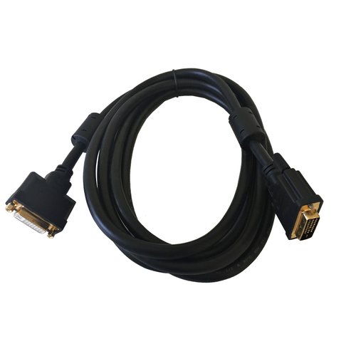 AYA 10Ft (10 Feet) DVI-D Dual Link 24+1 Digital Video Male to Female Extension Cable with Ferrites