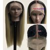 ALTIMWIGS Lace Front Wigs Straight Hair For Black Women 14x4 Glueless Lace Hair Synthetic Long Silk Straight Natural Wig Heat Resistant Fiber Natural Hair Wig With Baby Hair For Black Blonde 30 Inch