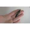 Small black metal flower filigree hair pin alligator clip barrette for fine