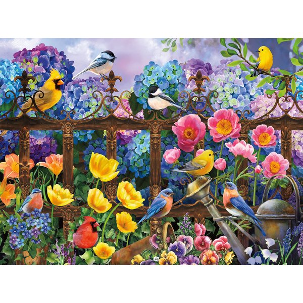 Ceaco - Gina Jane - Hydrangeas - Oversized 300 Piece Jigsaw Puzzle