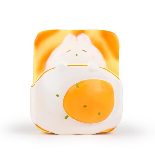 Anboor 3.5 Inches Squishies Bunny Toy Food Squish Toast Slow Rising Kawaii Squeeze Animal Toys Stress Relief Rabbit Toys Brithday for Kids Adults