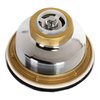 Mr. Scrappy 3.5" Sink Drain Assembly with Twist Lock Basket Strainer, Solid Brass, Polished Chrome
