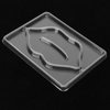 5Pcs Lip Mask Molds for DIY Face Mask Machine, Transparent Reusable Lip Beauty Mask Maker Patch Mold