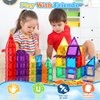 Mruikeny Magnetic Tiles Kids Toys, Magnetic Tiles for Kids Ages 3-5 5-7 Years Old, 3D Magnetic Building Blocks STEM Learning Construction Toys for Boys Girls