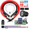 Drieaco 12V UTV Dual Battery Isolator Connect & Monitor Kit Fit for Honda Pioneer 1000/700/500, Replace #UTV-SBI-CM, Dual Battery Isolator Kit with LED Digital Double Voltmeter 6 Gauge Wire 12V Relay
