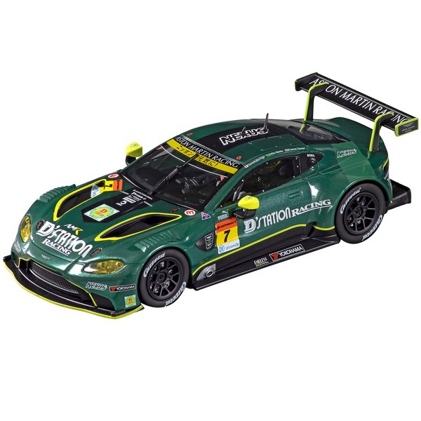 Carrera 27675 Aston Martin Vantage GT3 D-Station Racing No.7 1:32 Scale Analog Slot Car Racing Vehicle Evolution Slot Car Race Tracks