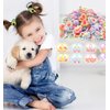 Beauty Queen 20Pcs Baby Hair Ties for Girls,Cute Small Hair Ties for Thin Hair,10 Pairs Ponytail Holders Elastic Hair Rubber Bands Hair Accessories for baby girls infant toddler kids (style cartoon)