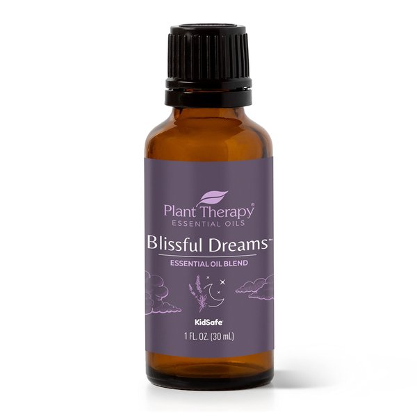 Plant Therapy Blissful Dreams Essential Oil Blend 30 mL (1 oz) 100% Pure, Undiluted, Natural Aromatherapy