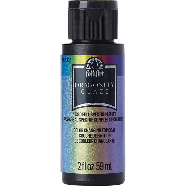 FolkArt Dragonfly Glaze Premium Acrylic Topcoat Paint, Full Spectrum, 44380