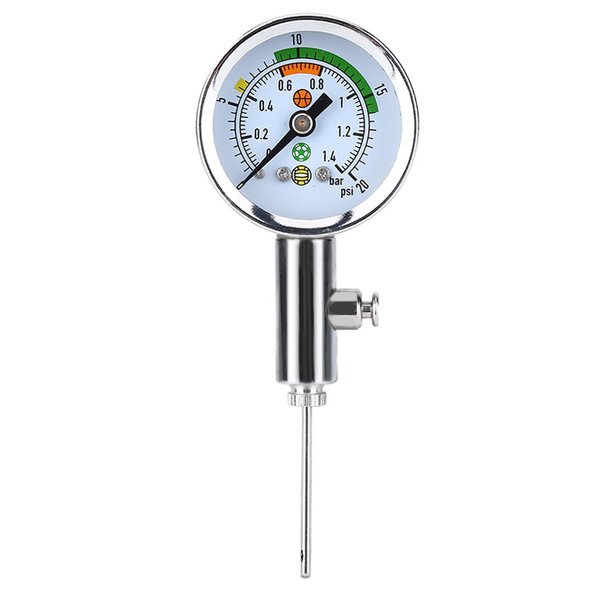 VGEBY Ball Pressure Gauge, Mini Portable Basketball Football Volleyball Ulitity Air Pressure Gauge Sports Inflation Devices