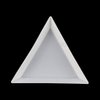 6pcs White Triangle Bead Sorting Trays,Magical Tray for Rhinestones for Flipping Flatback Rhinestones, HJ-NA113