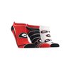 TCK Georgia Bulldogs No Show Socks Full Field 3 Pack (Black/Red/White, Medium)