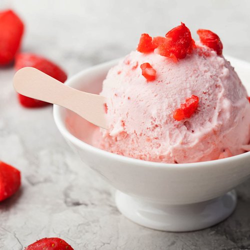 RT-Disposable Wooden Ice Cream Spoon Natural Birch 3 Inches (500 pieces) Individual Packaging Is Safer