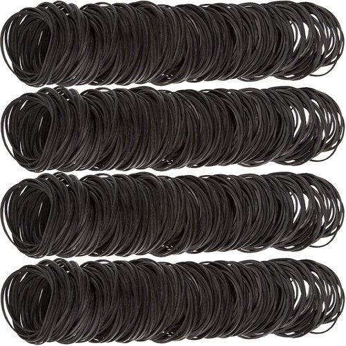 AMUU Rubber Bands black 500pcs #16 Small Rubber Band for Office money School Home size16 Elastic Band 38m m rubber bands