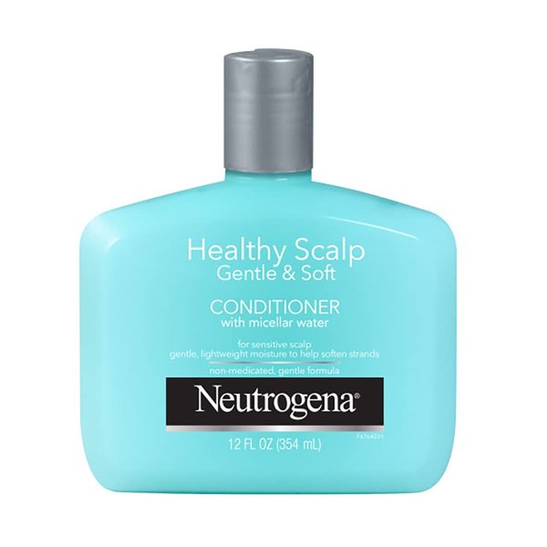 Neutrogena Gentle & Soft Healthy Scalp Conditioner for Sensitive Scalp & Lightweight Moisture, with Micellar Water, pH-Balanced, Paraben & Phthalate-Free, Color-Safe, 12oz