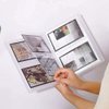 Nail Art Sticker Storage Book Collecting Album 80 Slots Empty Storage Holder Binder Book Plastic Nail Stenicls Organizer Easy Photo Album Manicure Nail Art Tools