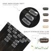 WindTouch Clip in Hair Extensions Human Hair Extensions 18 Inch 120g 7pcs #2T6P2 Dark Brown to Chestnut Brown Balayage Clip in Hair Extensions Clip in Hair Extensions Real Human Hair Double Weft