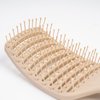Andwing Paddle Brush by Shani Wigs All Hairstyle Wet Paddle Hairbrush with Soft Bristles Black