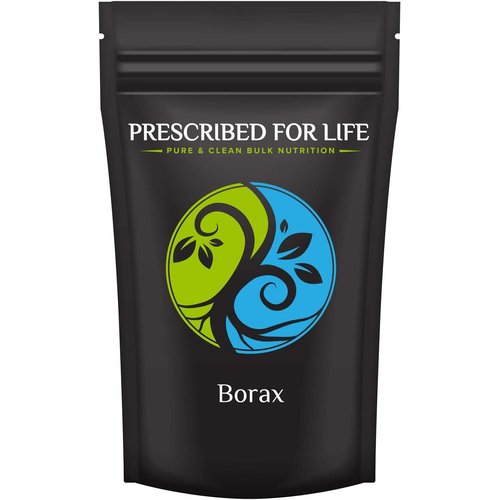 Prescribed for Life Borax Powder | Household Laundry Booster, Slime Activator & Multipurpose Cleaning Powder | All Natural Sodium Borate Powder, 1 lb