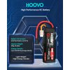 HOOVO 11.1V 3S LiPo Battery 5200mAh 60C with Tr Plug for RC Car RC Truck Airplane Helicopter Boat Car Racing RC Hobby (2 Packs