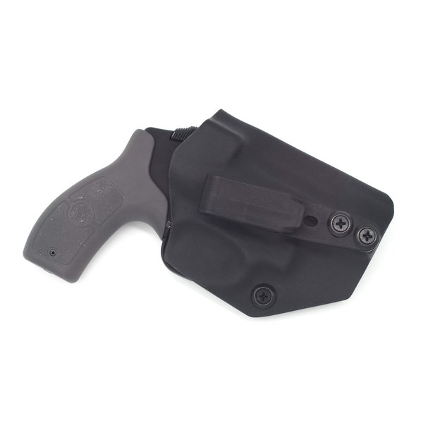 SunSmith Holster - Compatible with Smith & Wesson M&P Bodyguard 38 Special Ambidextrous IWB Kydex Holster Inside Waistband Concealed Carry Holster Made in USA by Fast Dray USA (Black)