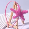 Totelux Sea Star Headband Sequins Starfish Hair Band for Women Girls Hair Accessories Birthday Wedding Party Gift Pink