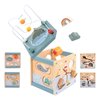 Masonbaby Wooden Activity Cube，6-in-1 Activity Cube，Wooden Activity Cube for Toddlers 1-3，Wooden Learning Toys Activity Cube for 1 Year Old, Multipurpose Educational Toy First Birthday