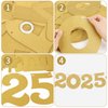 Bye 2024 Hello 2025 Banner Happy New Year Banner Happy New Year Decorations 2025 Goodbye 2024 Decorations New Year Eve Decorations 2025 Glitter Gold Party Supplies
