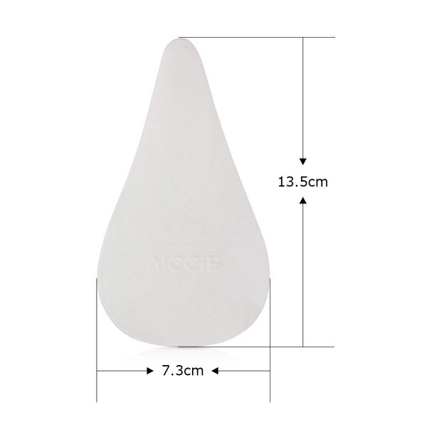 Camel Toe Concealer, Leepesx, 2 Count, Reusable Silicone for Swimwear, Underwear, Tights, Leggings, Jeans, Smooth Out Lines, White, Lightweight, Machine Washable