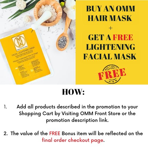 OMM Collection Natural Hair Thickening Mask - Treatment For Hair Loss Prevention & Thinning - Hydrating Hair Mask for Dry & Damaged Hair, Boost Hair Growth, Stimulates Hair Follicles, All Hair, Vegan