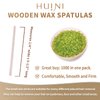 Huini 1000 Ct. Wooden Waxing Applicators Sticks for Face & Eyebrows Wax Spatula Hair Removal CD-S02-3