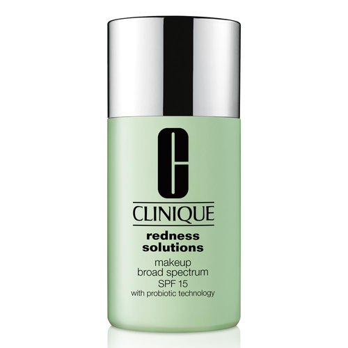 Clinique Redness Solutions Liquid Foundation Makeup Broad Spectrum SPF 15 With Probiotic Technology | Covers Redness + Appropriate For Skin With Rosacea, Calming Vanilla