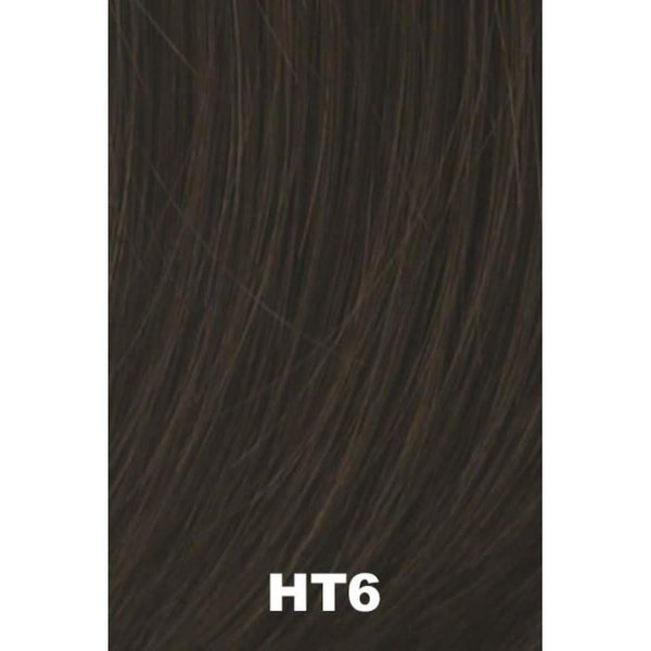Hair2Wear Natural Tone Hair Wrap HT6 Dark Brown (3 Pack) - 6" Overall Length Women Scrunchie Christie Brinkley Synthetic Straight Curly Piece Band Fun Bun Swirlz Twirl Chignon Pedazo Envoltura