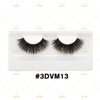 Generic SJ LASHES 3D Mink Lashes Cruelty Free Black Vegan Mink Fur Pair (3DVM13)