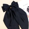 CHANACO Hair Bows for Women Hair Ribbon Black Hair Bow White Hair Bow Pink Bows for Hair Big Oversized Long Tail Hair Bows for Girls Coquette Accessories for Women Trendy Stuff Gifts Trendy Stuff