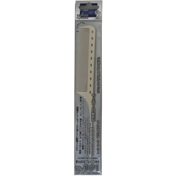 YS Park 101 Winding Tail Comb - White