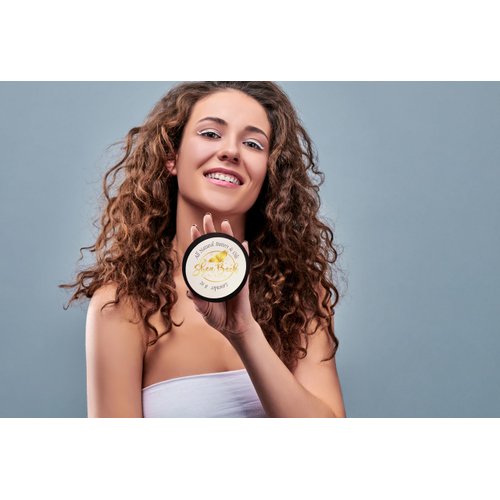 Shea Beck Body Butter Blend: Natural Shea, Cocoa, & Mango w/Jojoba Oil for Radiant Skin and Beard | Moisturizing (4 Oz, Jasmine)