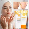 2PCS Orange Exfoliating Gel, Orange Exfoliating Gel Scrub Face Body Skin, Natural Orange Peeling Gel Face Scrub, Deep Cleansing Moisturizing Facial Exfoliator