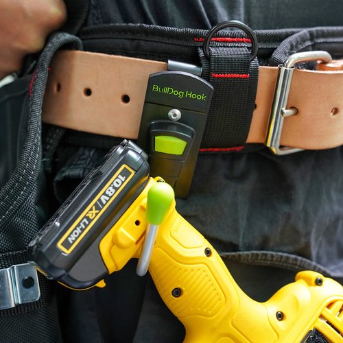 Kunn Power Tool Holster Cordless Drill Holster/Single Hook with Metal Clip for Easy Attachment (2)