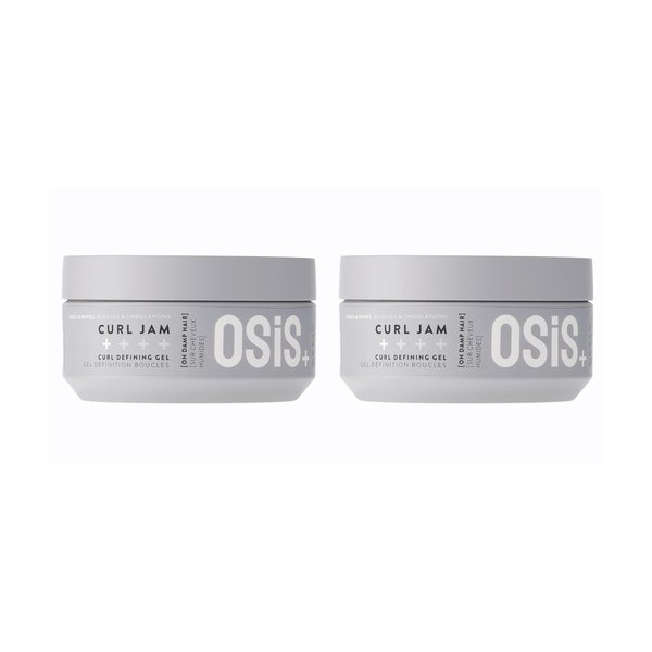 OSiS+ Curl Jam Moisturizing Defining Curl Hair Gel, 20.2 oz (2 Pack) | Non-Stiff | Non-Crunchy | All Curly Types