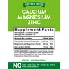 Calcium Magnesium Zinc Supplement | 90 Caplets | Non-GMO and Gluten Free | by Nature's Truth