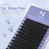 M J JOMAY Eyelash Extensions Lashes Easy Fan Volume Lashes Mixed Tray 0.07 D Curl 8-16mm Self Fanning Volume Lashes Automatic Blooming Flower 2D~10D Lashes Long Lasting Blooming Lashes（Mix8-16)…